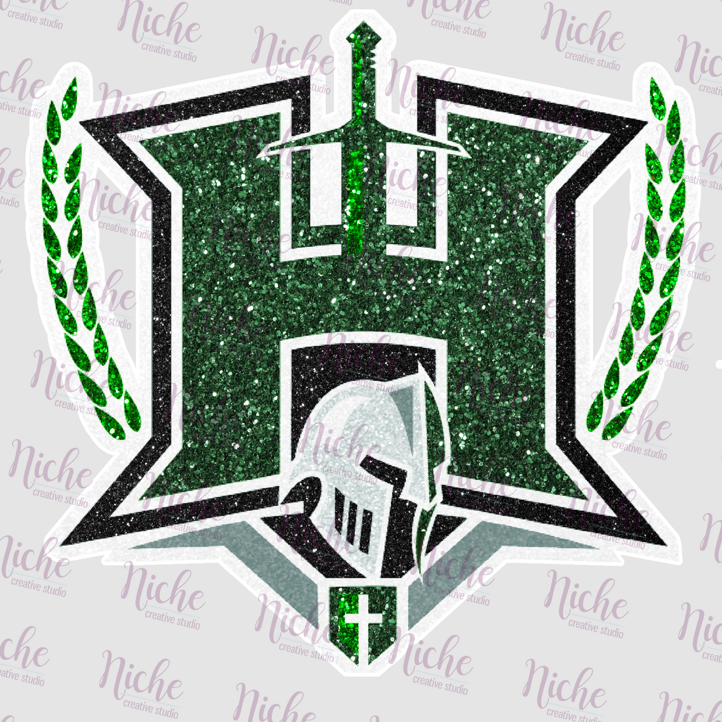 -HAM1126 Hamilton Warriors Glitter Decal