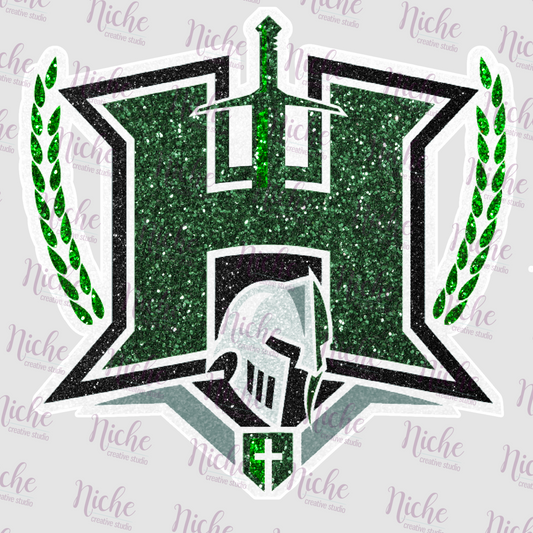-HAM1126 Hamilton Warriors Glitter Decal