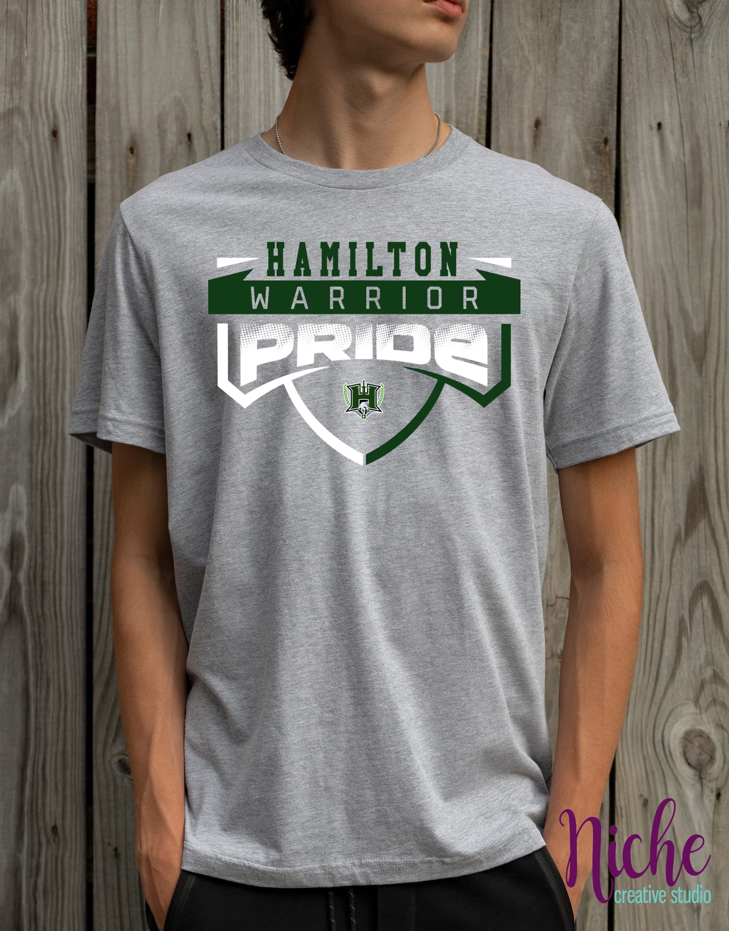 -HAM8266 Hamilton Warrior Pride Decal