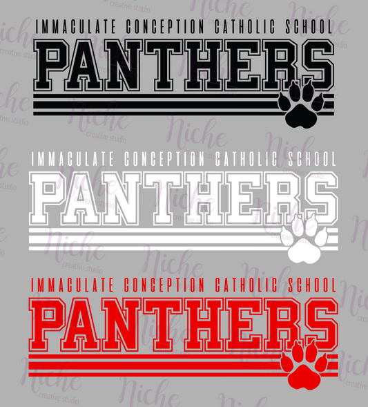 -ICCS8252 ICCS Panthers 2 Decal