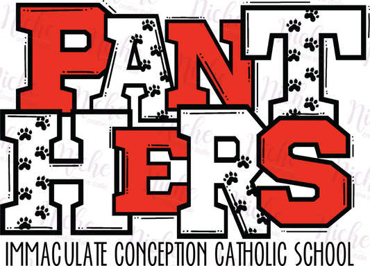 -ICCS8254 ICCS Panthers Decal