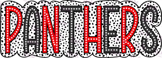 -ICCS8258 Panthers Polka Dot Decal