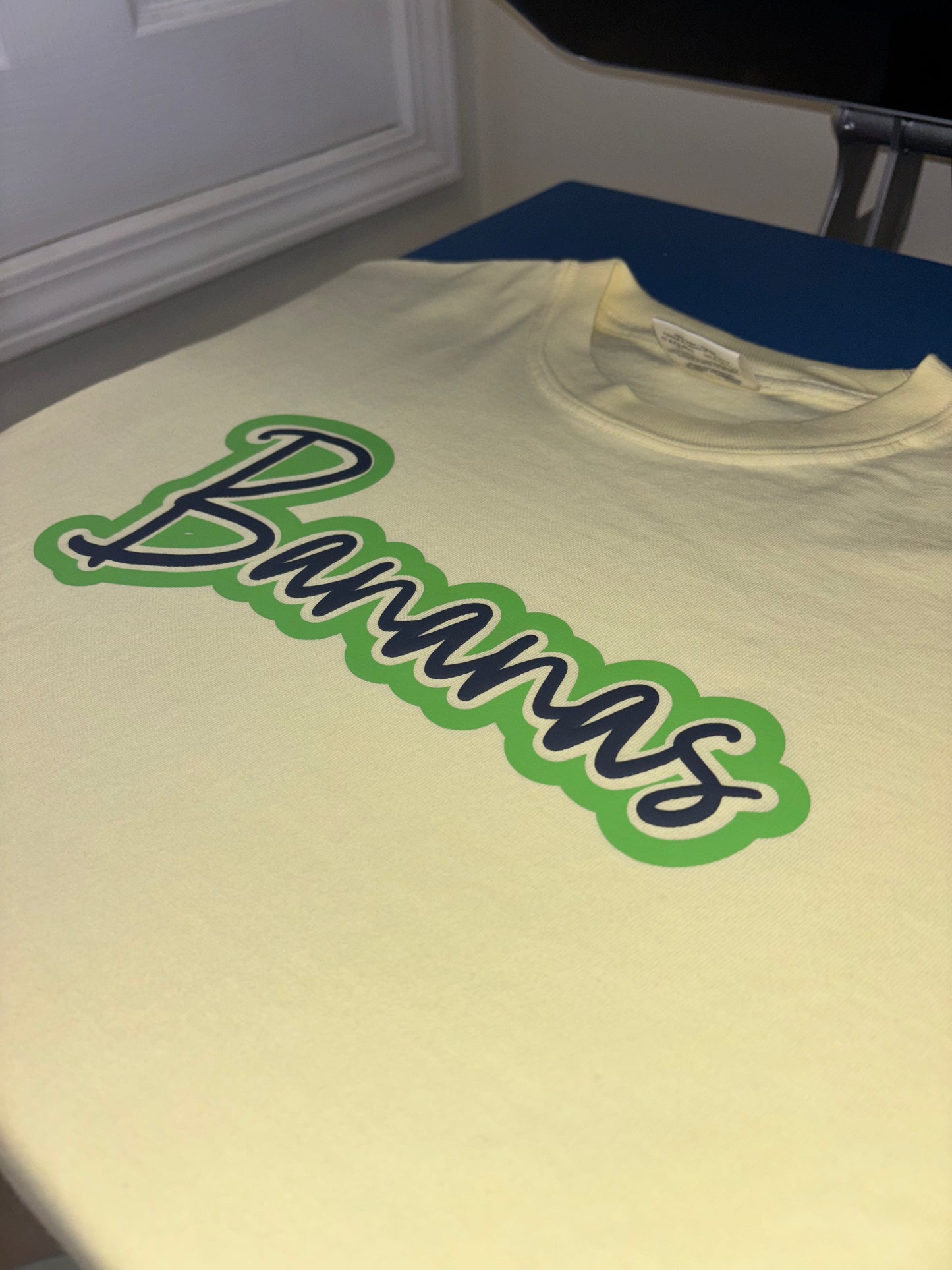 -CUS110  Puff Vinyl and Glitter Decal - Any Single Word