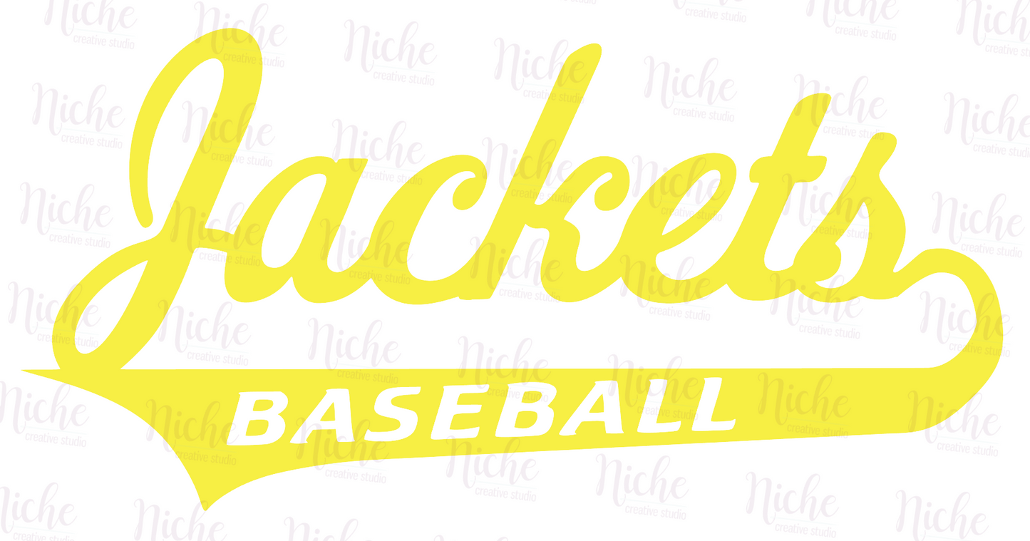 -IOW204 Jackets Baseball Decal