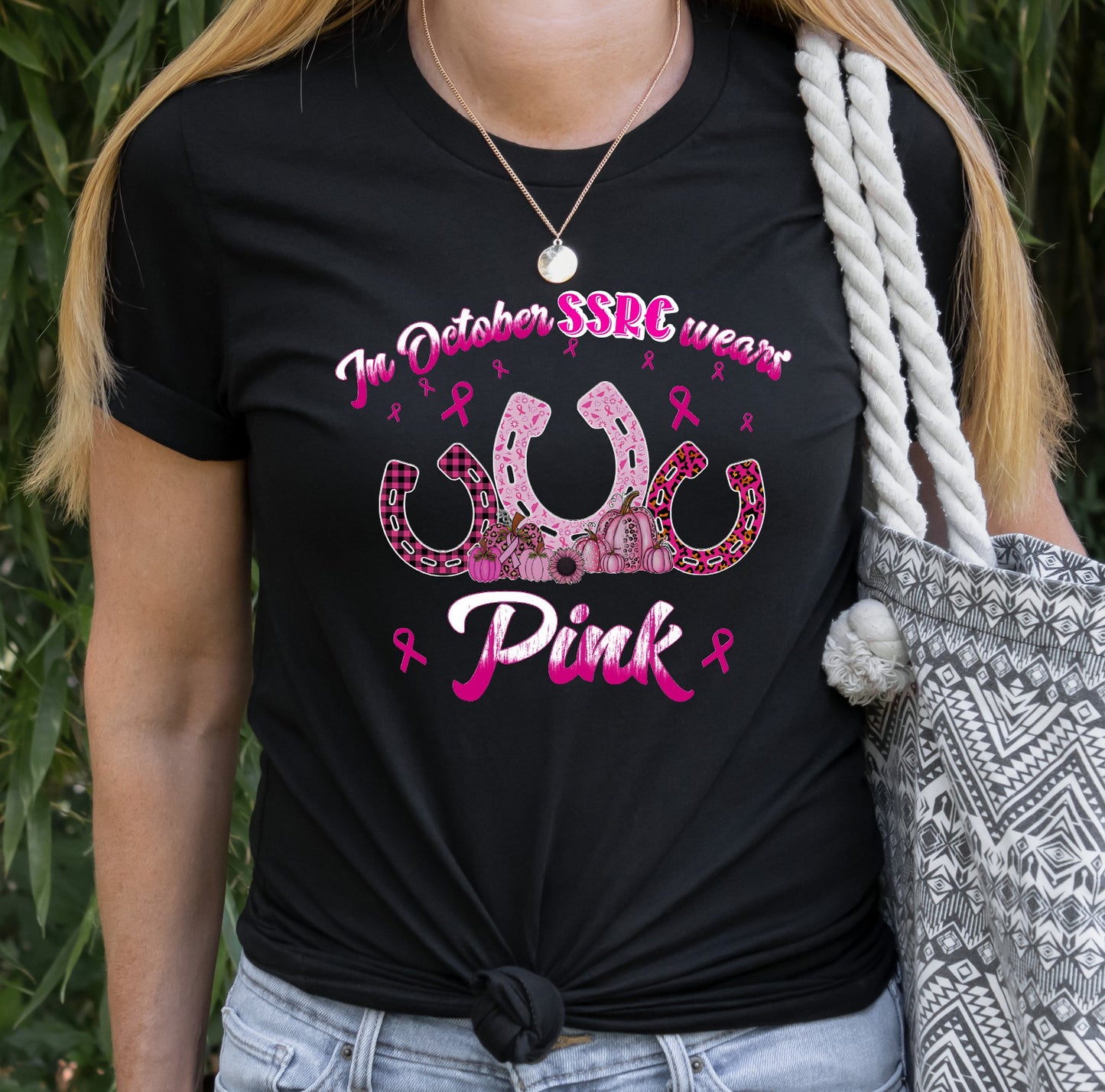 # Custom Product for Silver Spur Riding Club- In October SSRC wears Pink