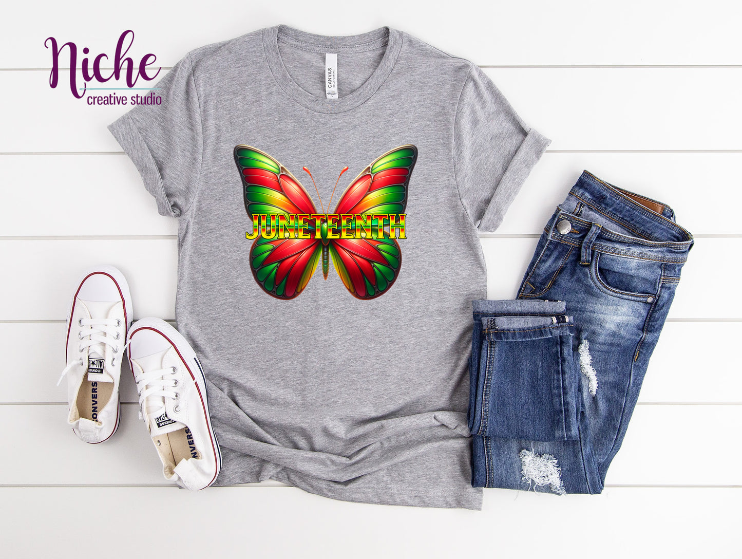 -JUN1861 Juneteenth Butterfly Decal
