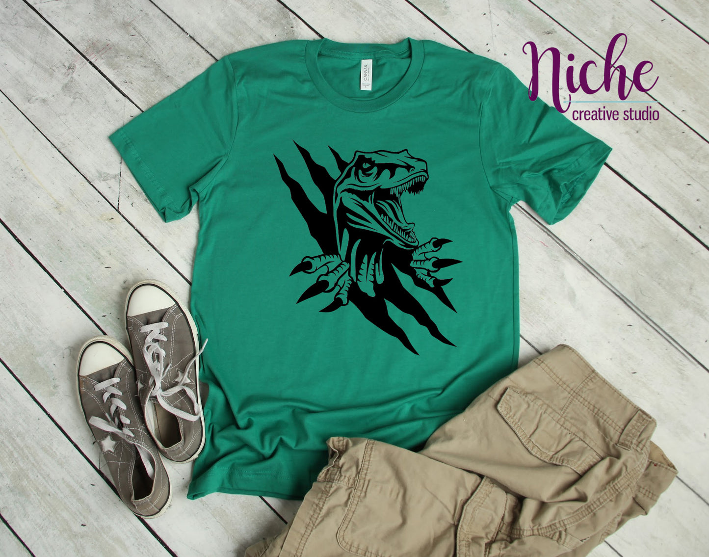 -KID495 Raptor Dino Decal