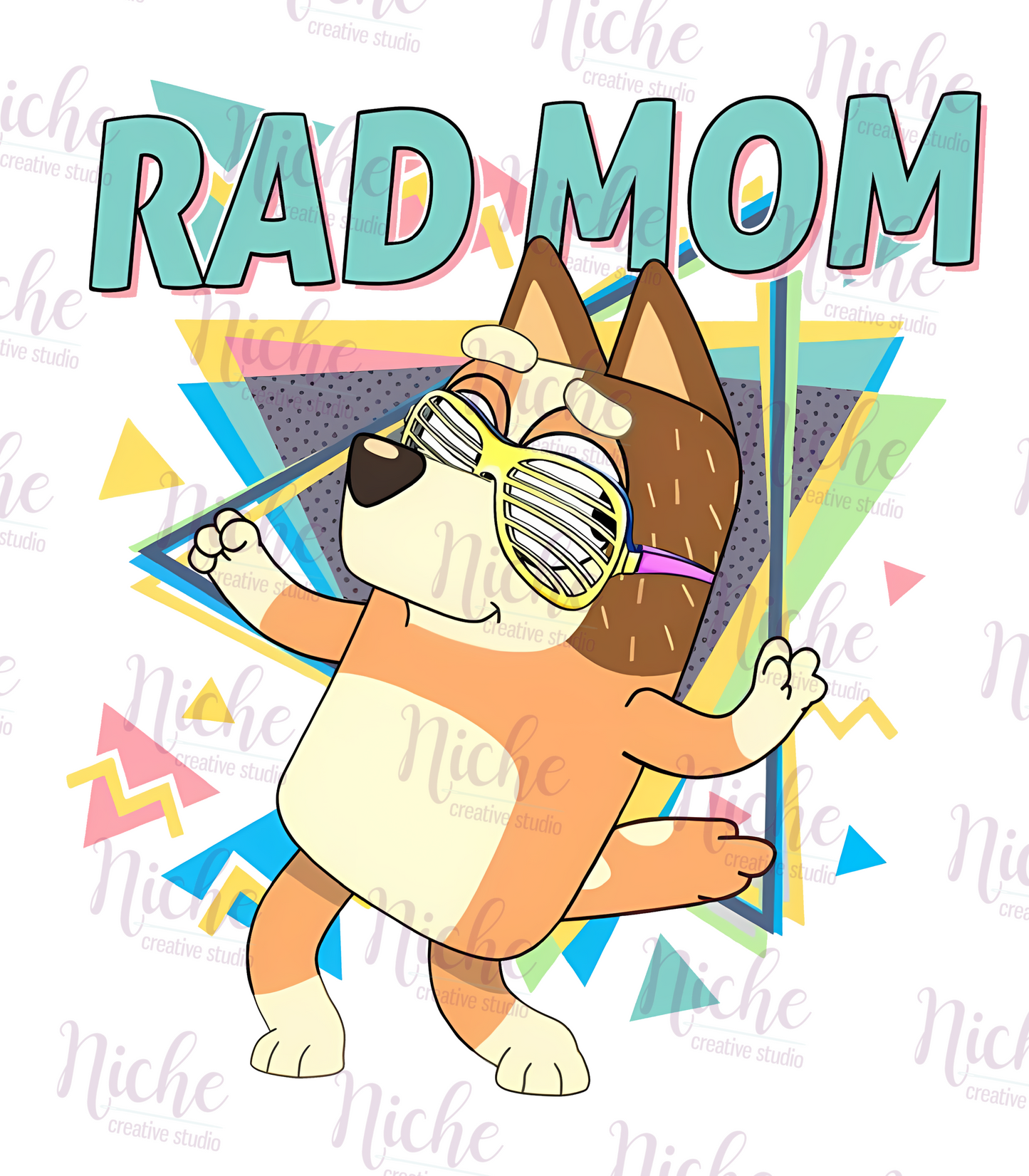 -KID5148 Rad Mom Decal