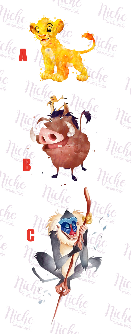 -KID8257 Lion King Characters Decal