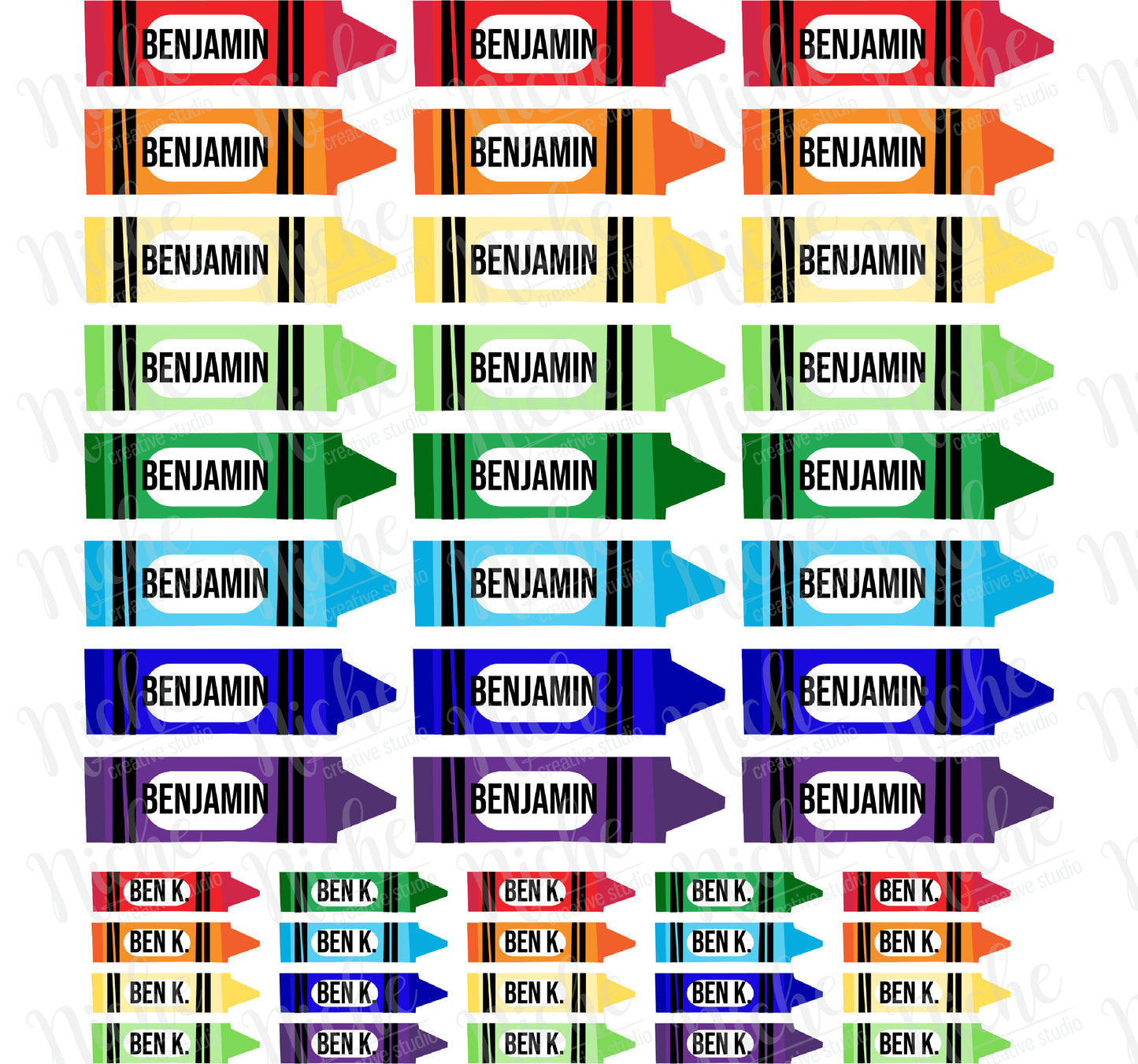 Custom School Labels - Back to School Labels