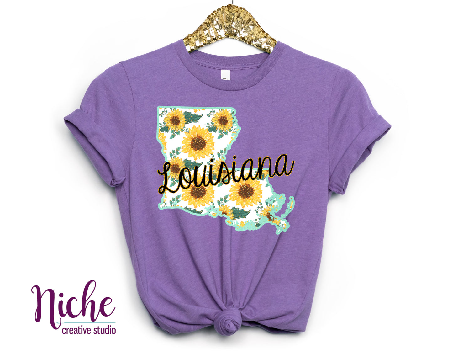 -LOU5135 Louisiana Sunflower Decal