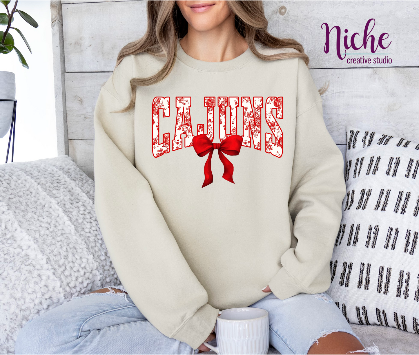 -LOU8118 Cajuns Decal