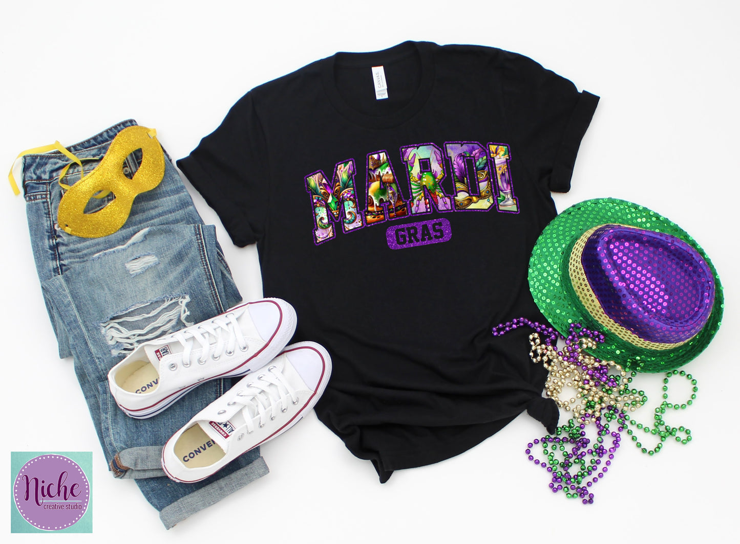 -MAR5643 Mardi Gras Decal