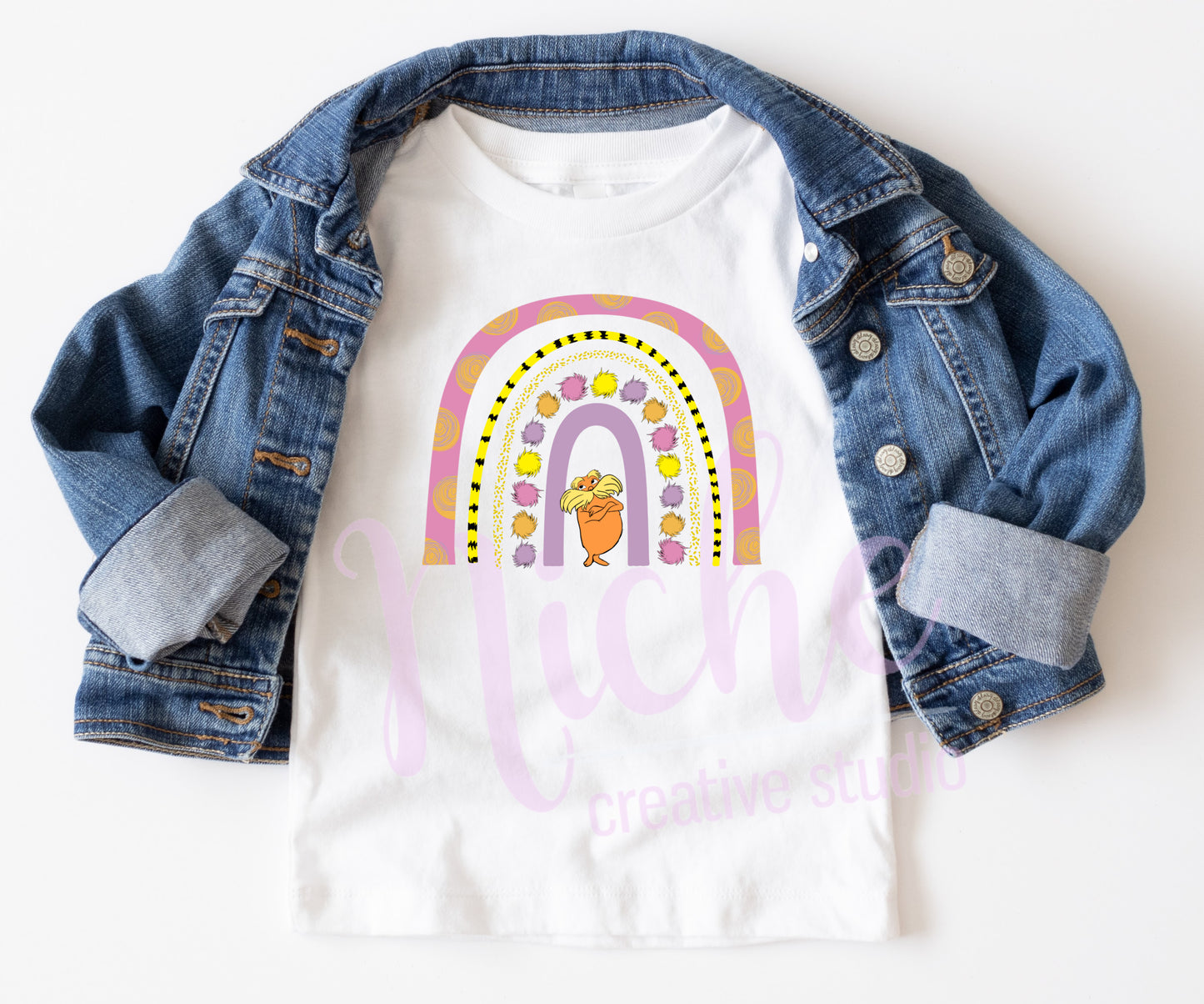 -DRS1078 Lorax Rainbow Decal