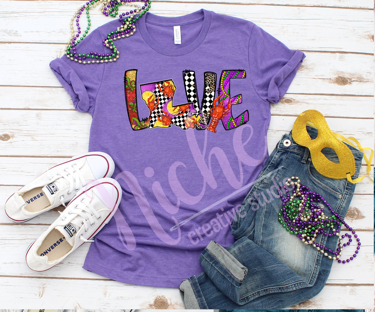 -CRA1110 Love Crawfish Decal