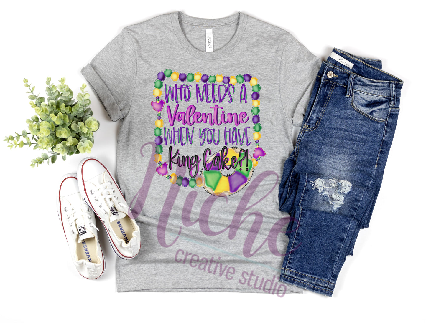 -MAR1061 Valentine King Cake Decal