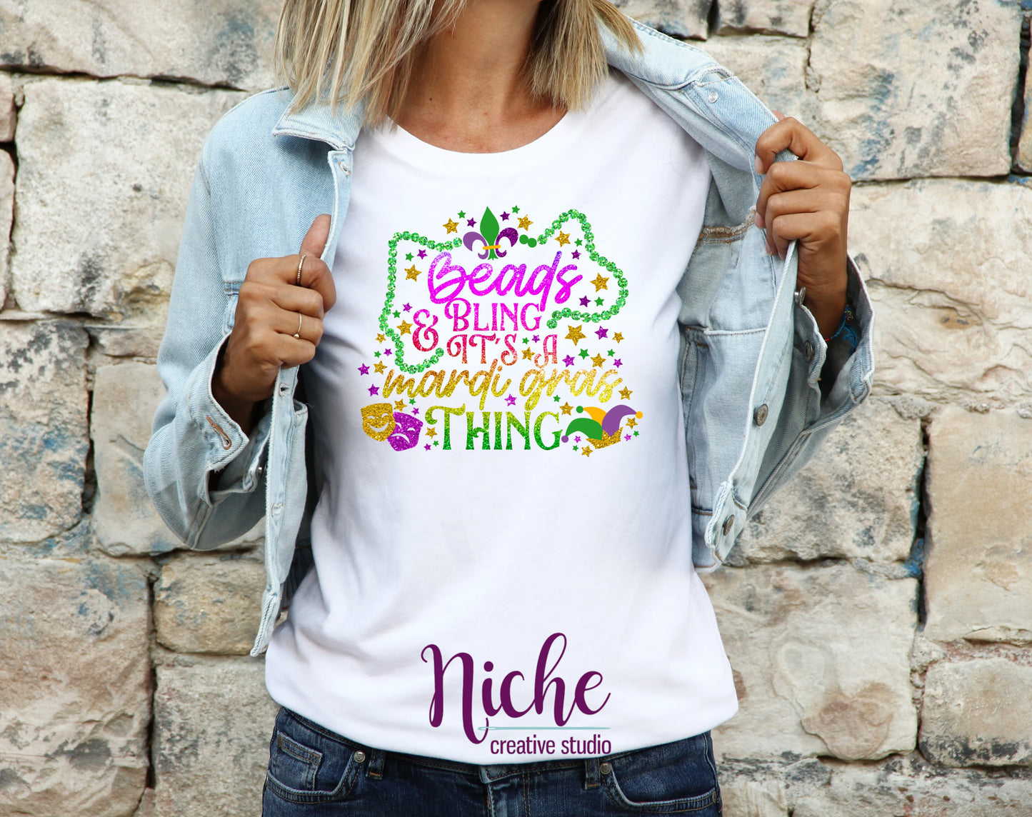 -MAR1068 Mardi Gras Thing Decal