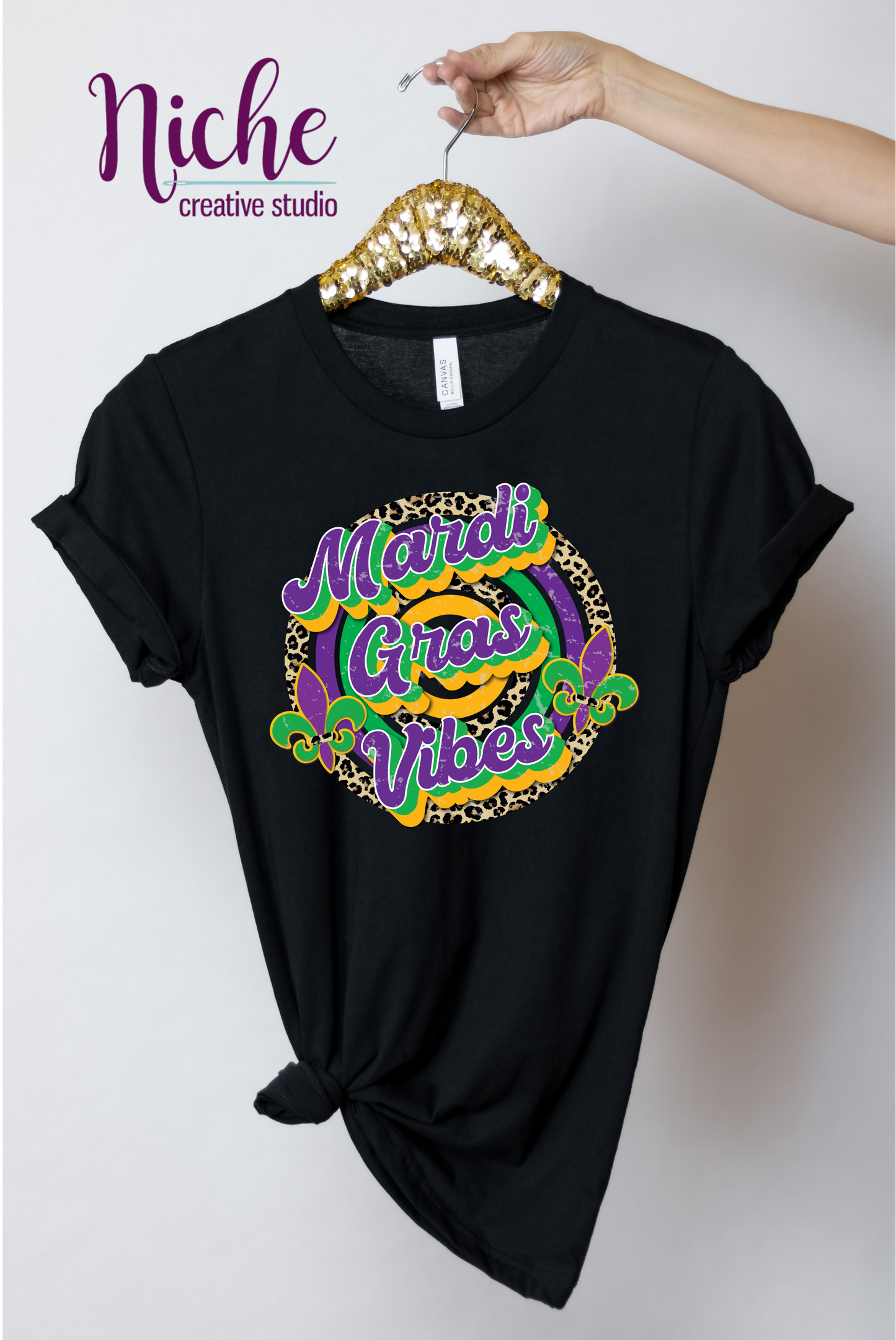 -MAR1069 Mardi Gras Vibes Decal