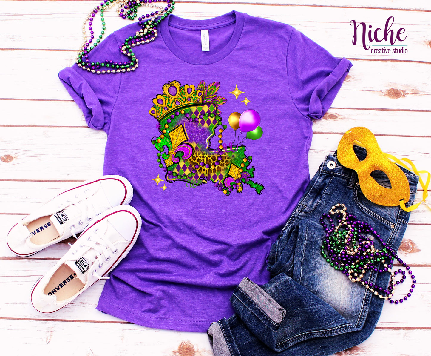 -MAR1113 Crown Louisiana Decal