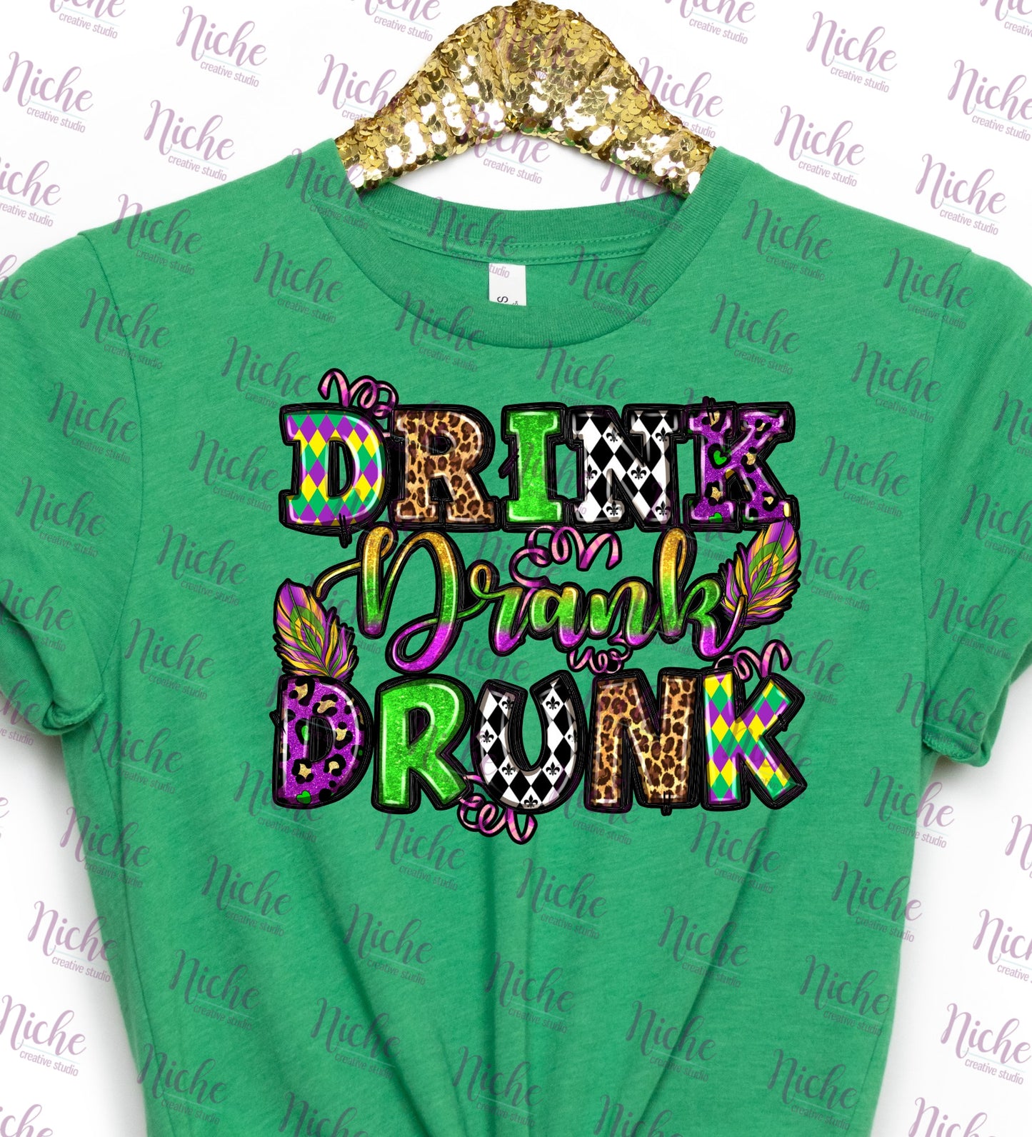 -MAR1257 Drink Drank Drunk Decal