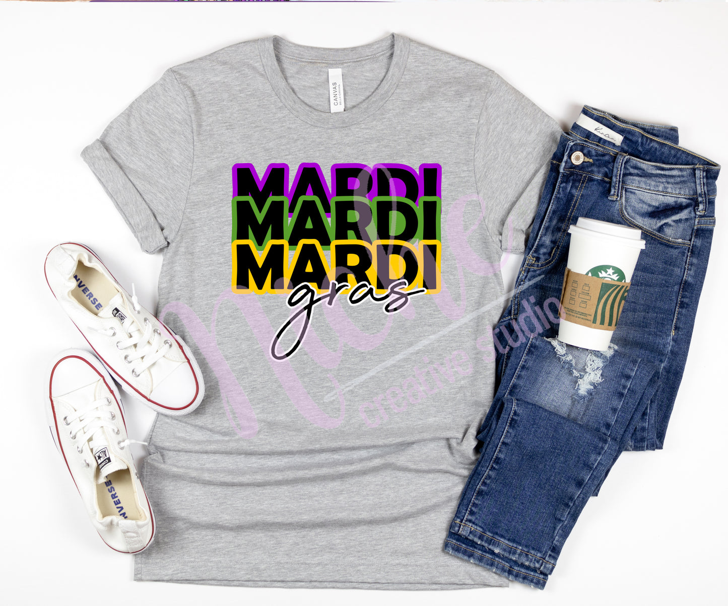 -MAR1295 Mardi Mardi Mardi Decal