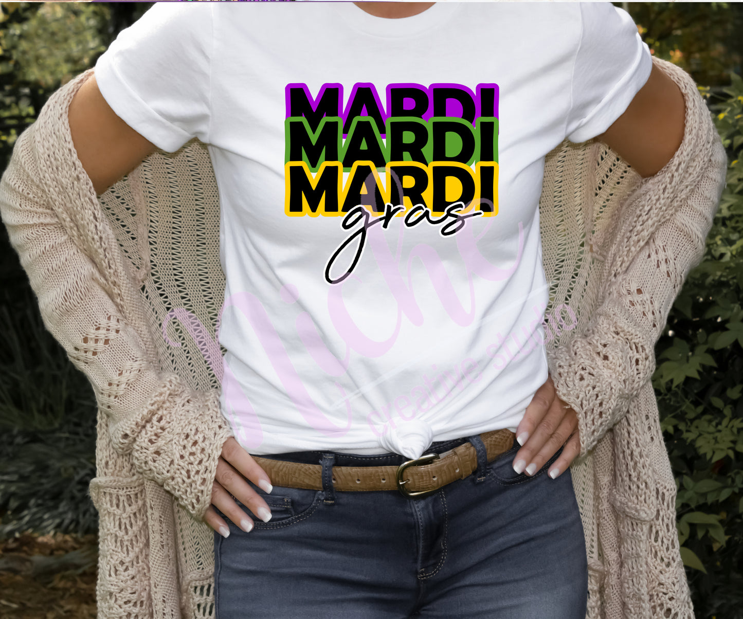 -MAR1295 Mardi Mardi Mardi Decal