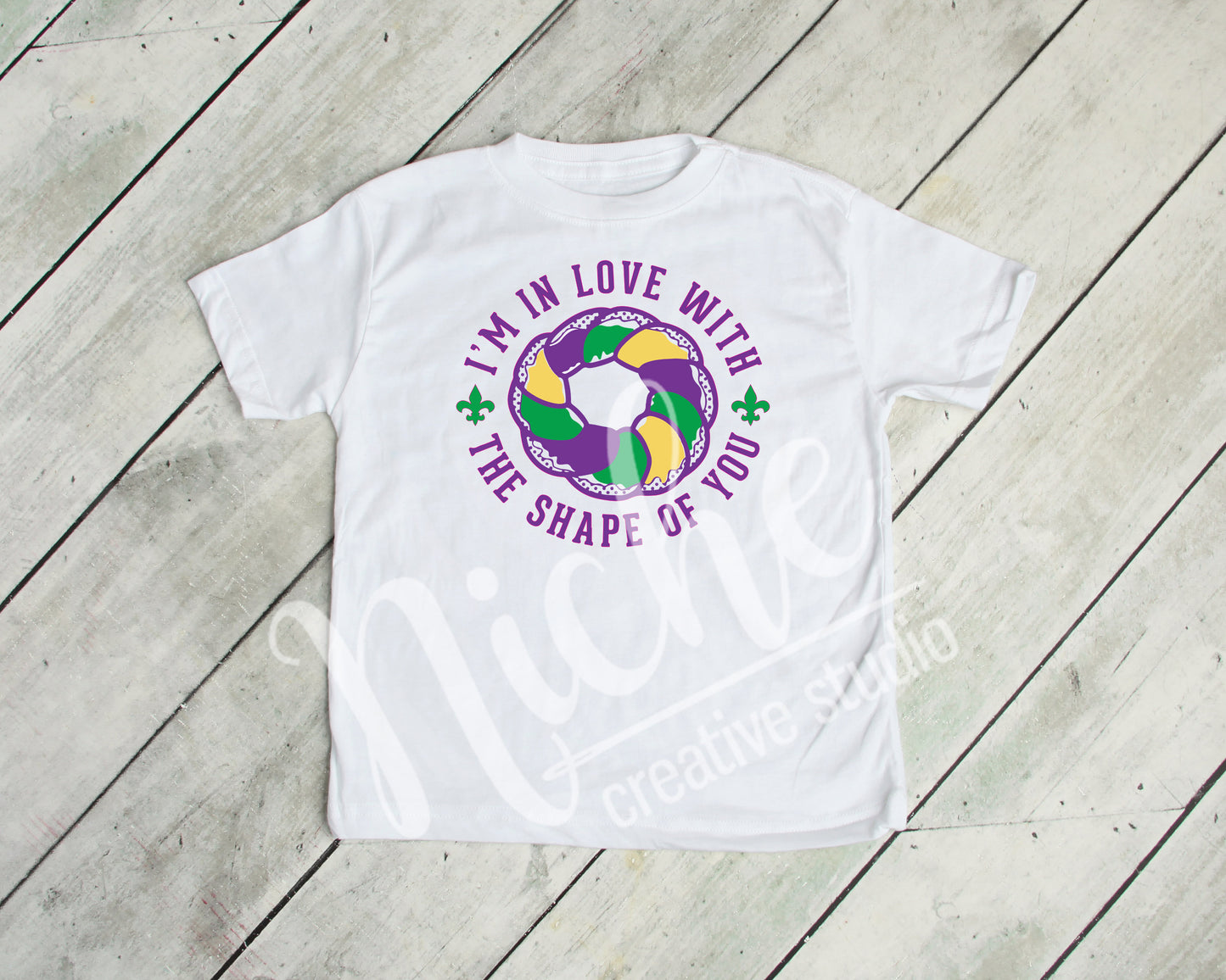 -MAR1305 King Cake Shape of You Decal