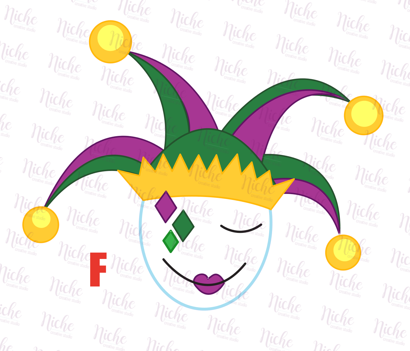 -MAR1311 Mardi Gras Collection Decal