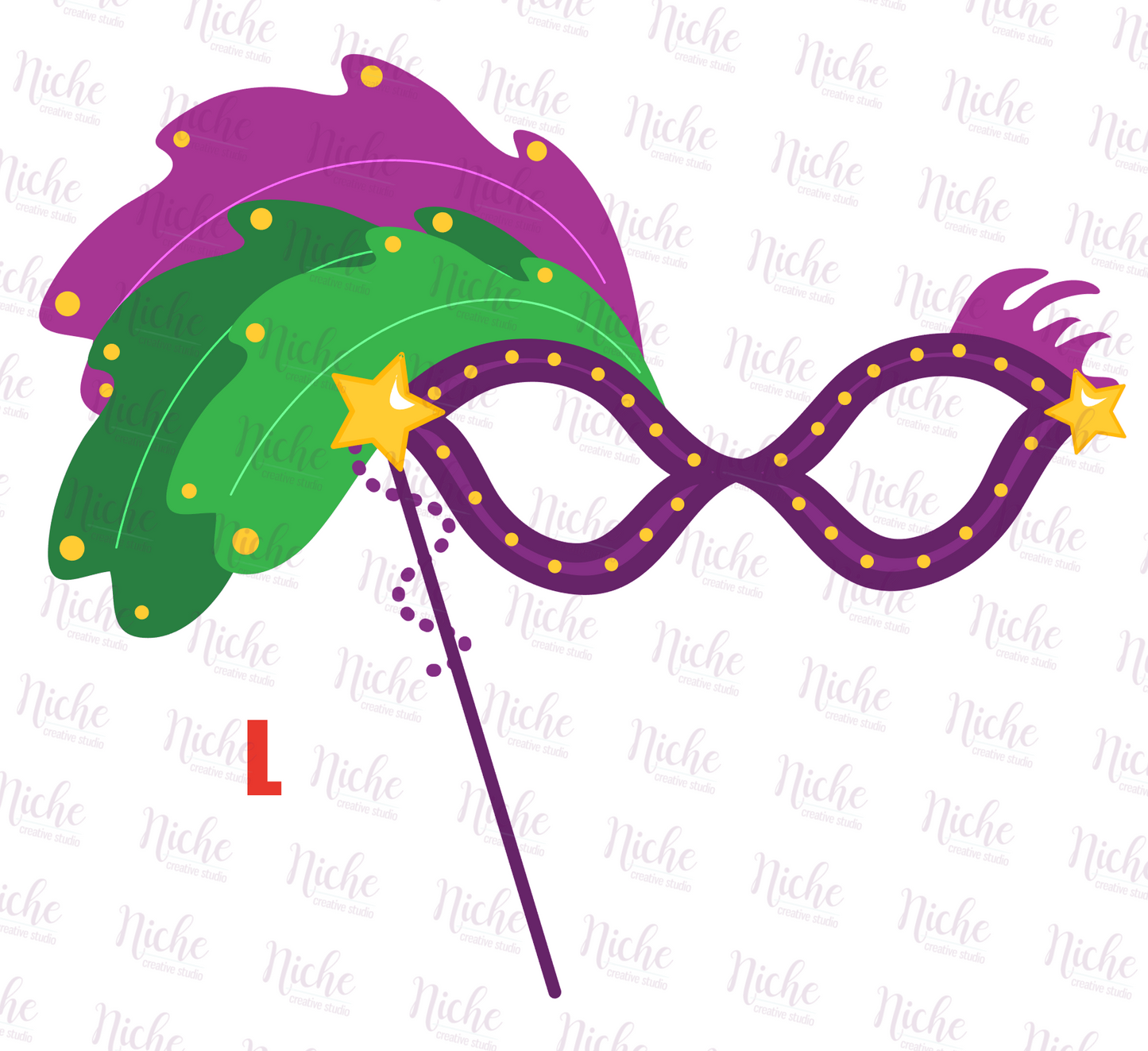 -MAR1311 Mardi Gras Collection Decal