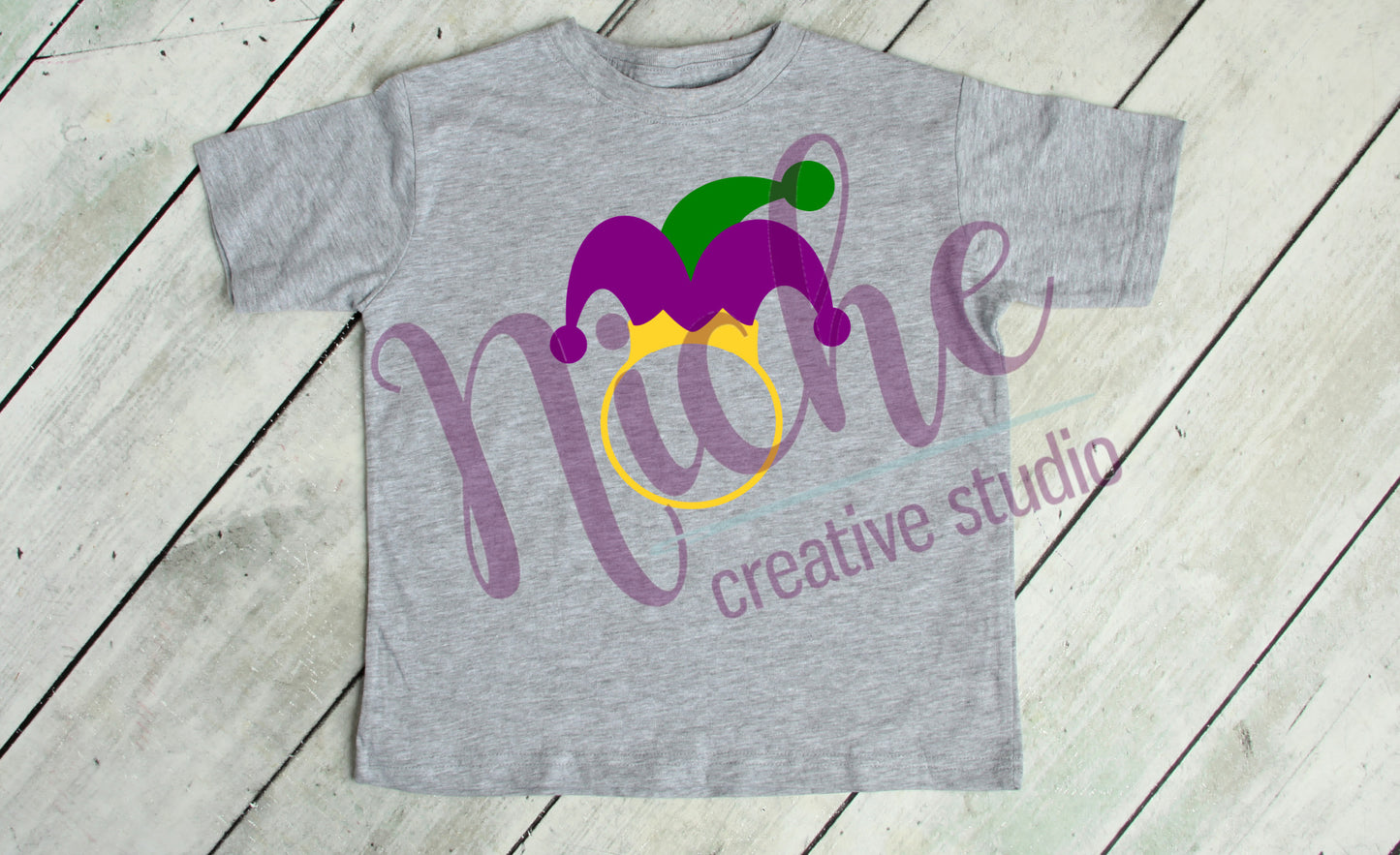 -MAR1312 Jester Monogram Decal