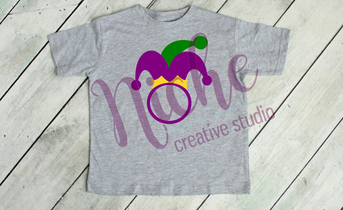 -MAR1312 Jester Monogram Decal