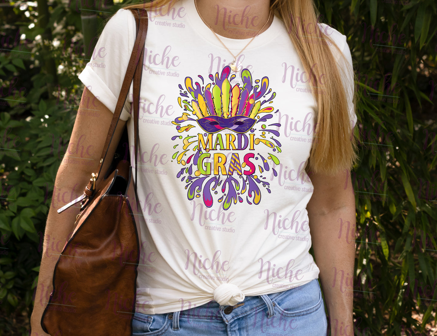 -MAR1318 Mardi Gras Paint Splash Decal