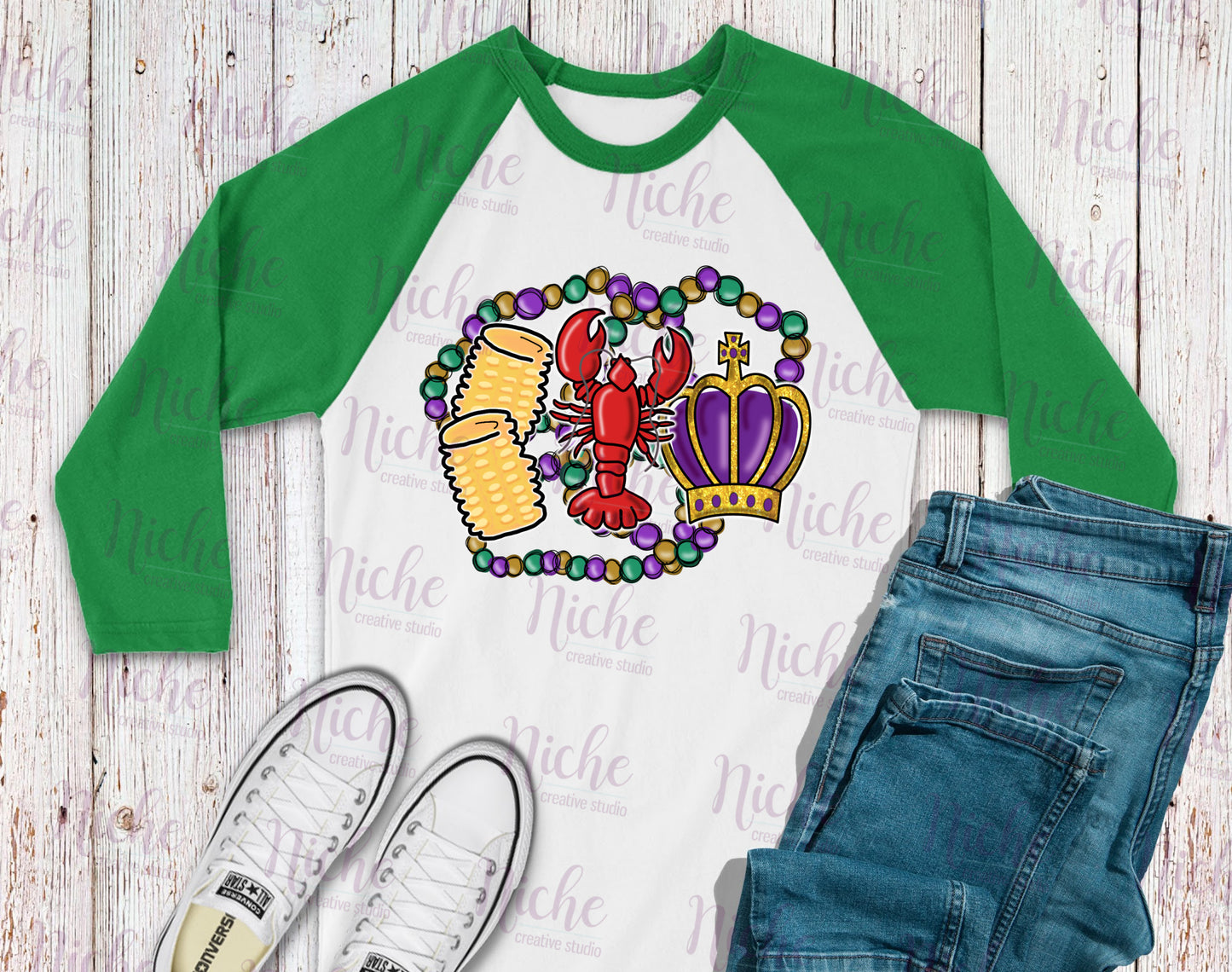 -MAR1319 Crown Corn Crawfish Decal