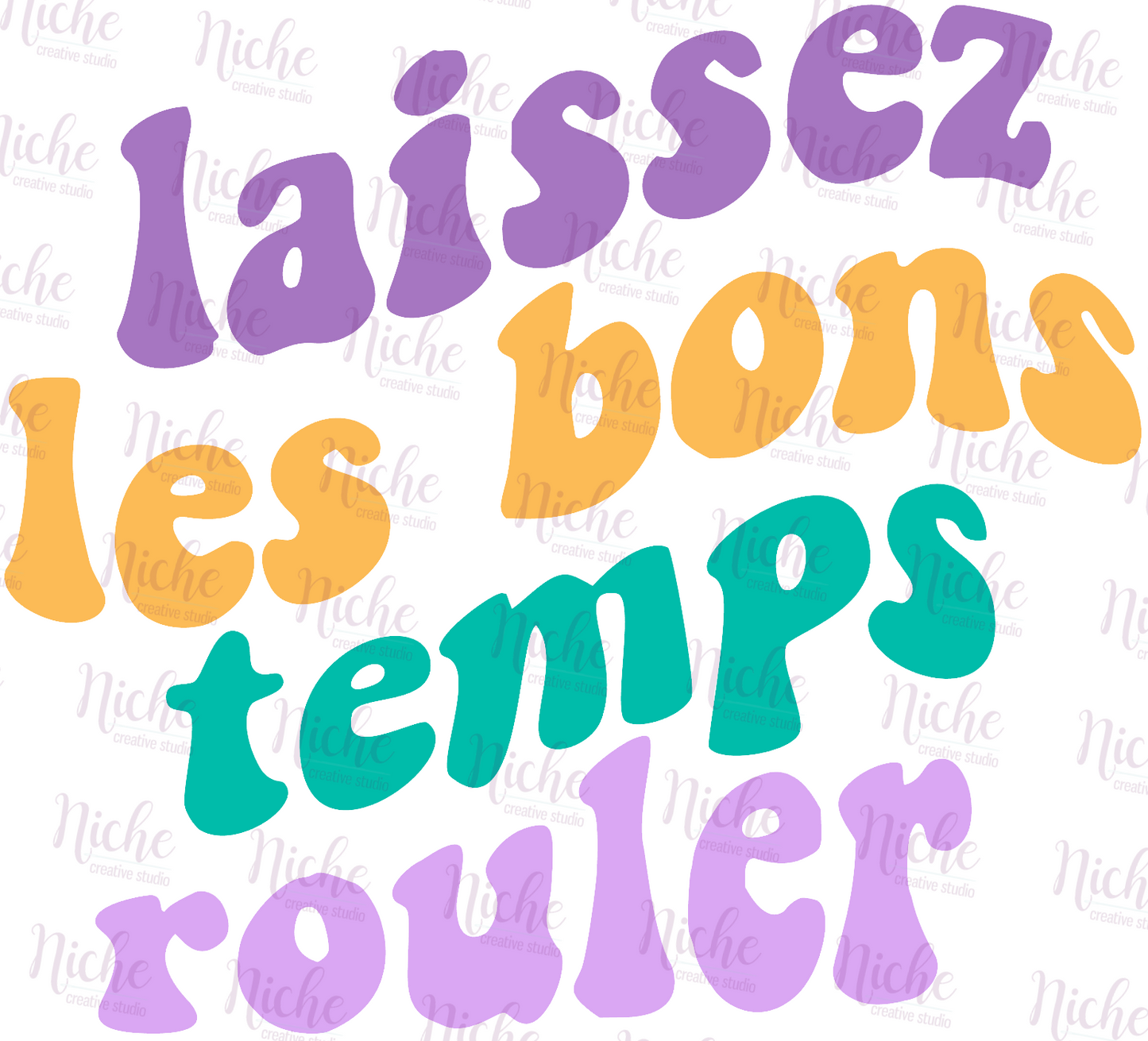 -MAR1321 Lassiez Bontons Temps Rouler Decal