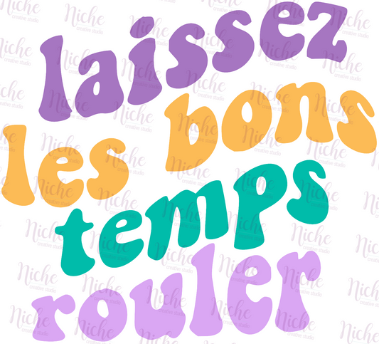 -MAR1321 Lassiez Bontons Temps Rouler Decal