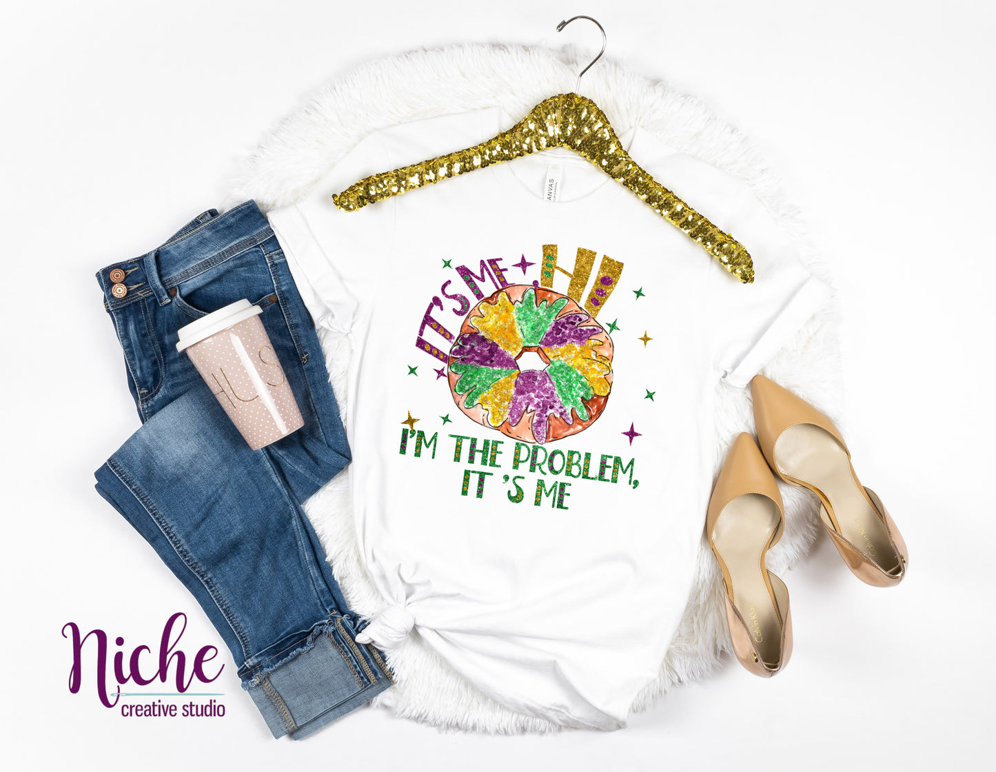 -MAR1451 King Cake is the Problem Decal