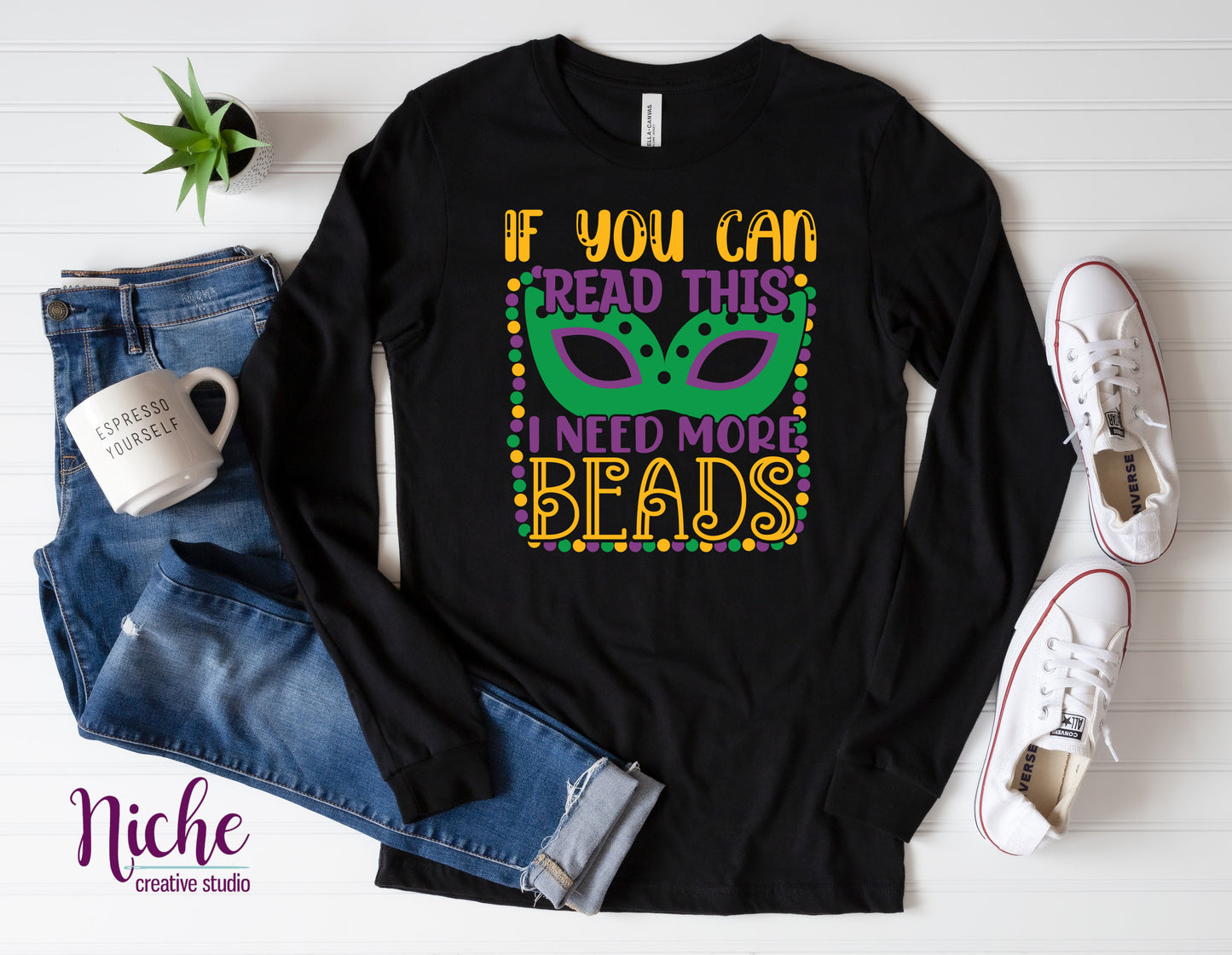 -MAR1606 If You Can Read This I Need More Beads Decal