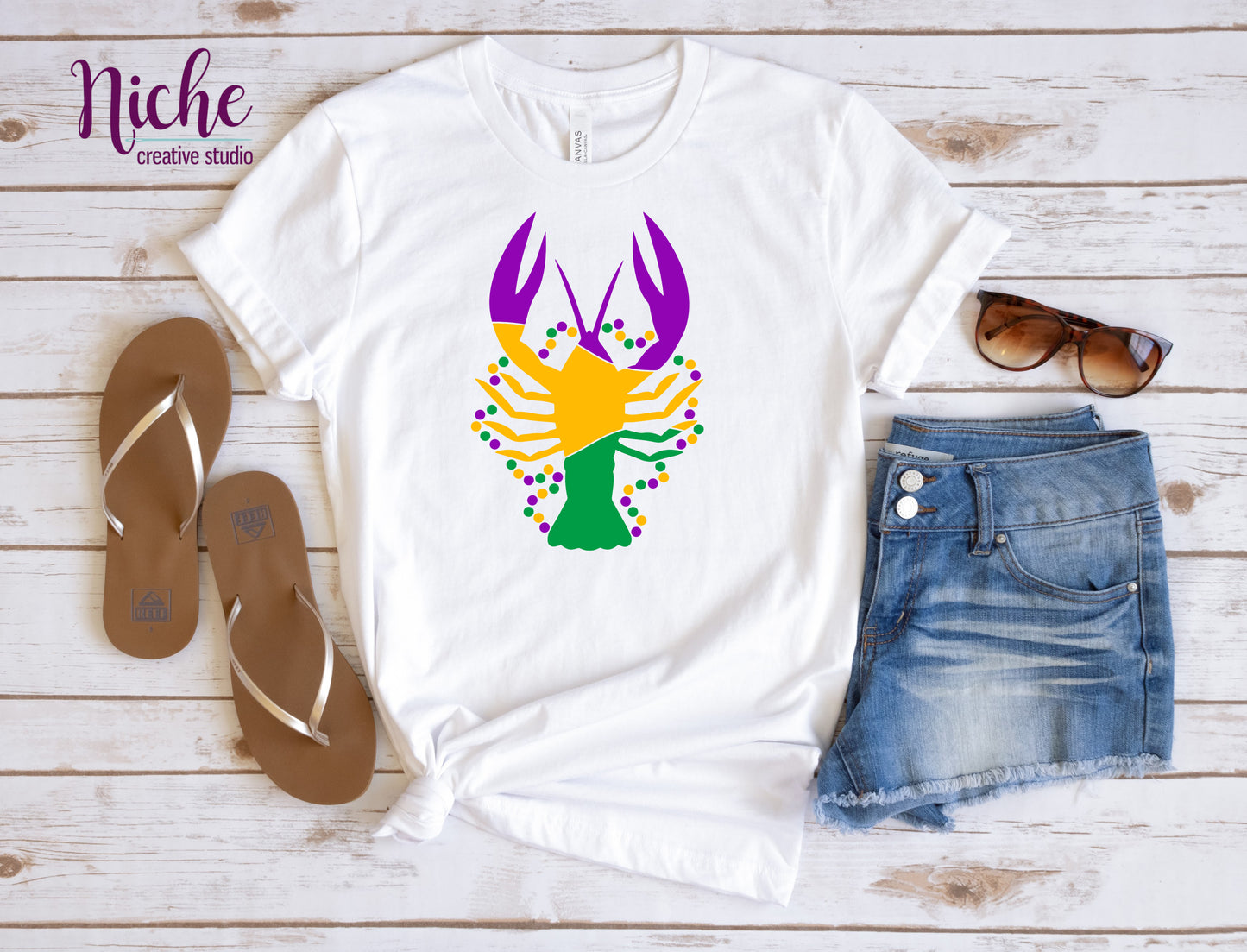 -MAR1609 Mardi Crawfish Decal
