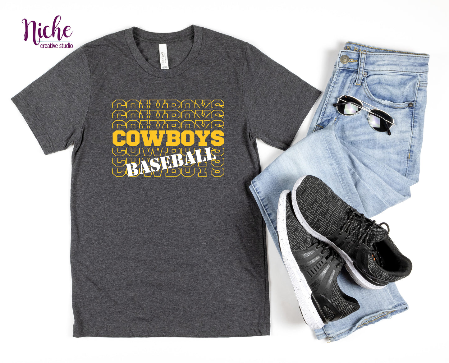 -MCN1422 Cowboys Baseball Decal