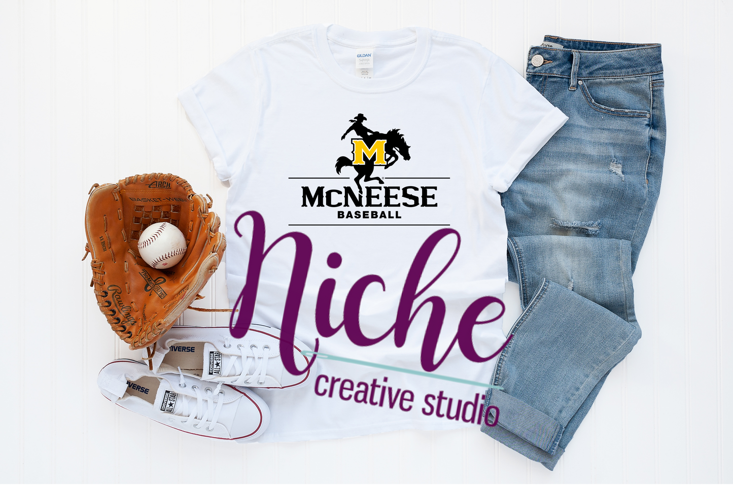 -MCN1423 McNeese Baseball Decal