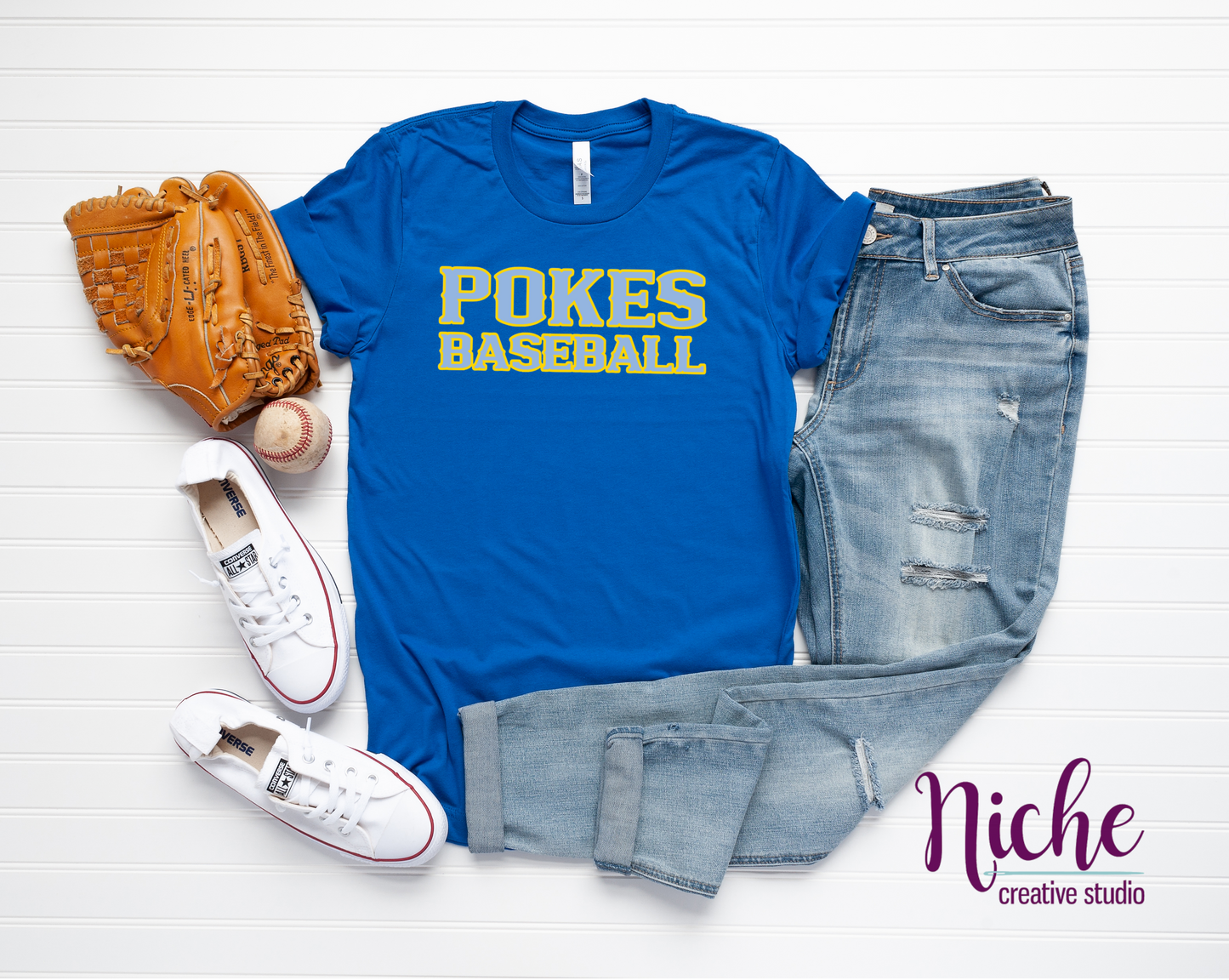 -BAS1428 Pokes Baseball Decal