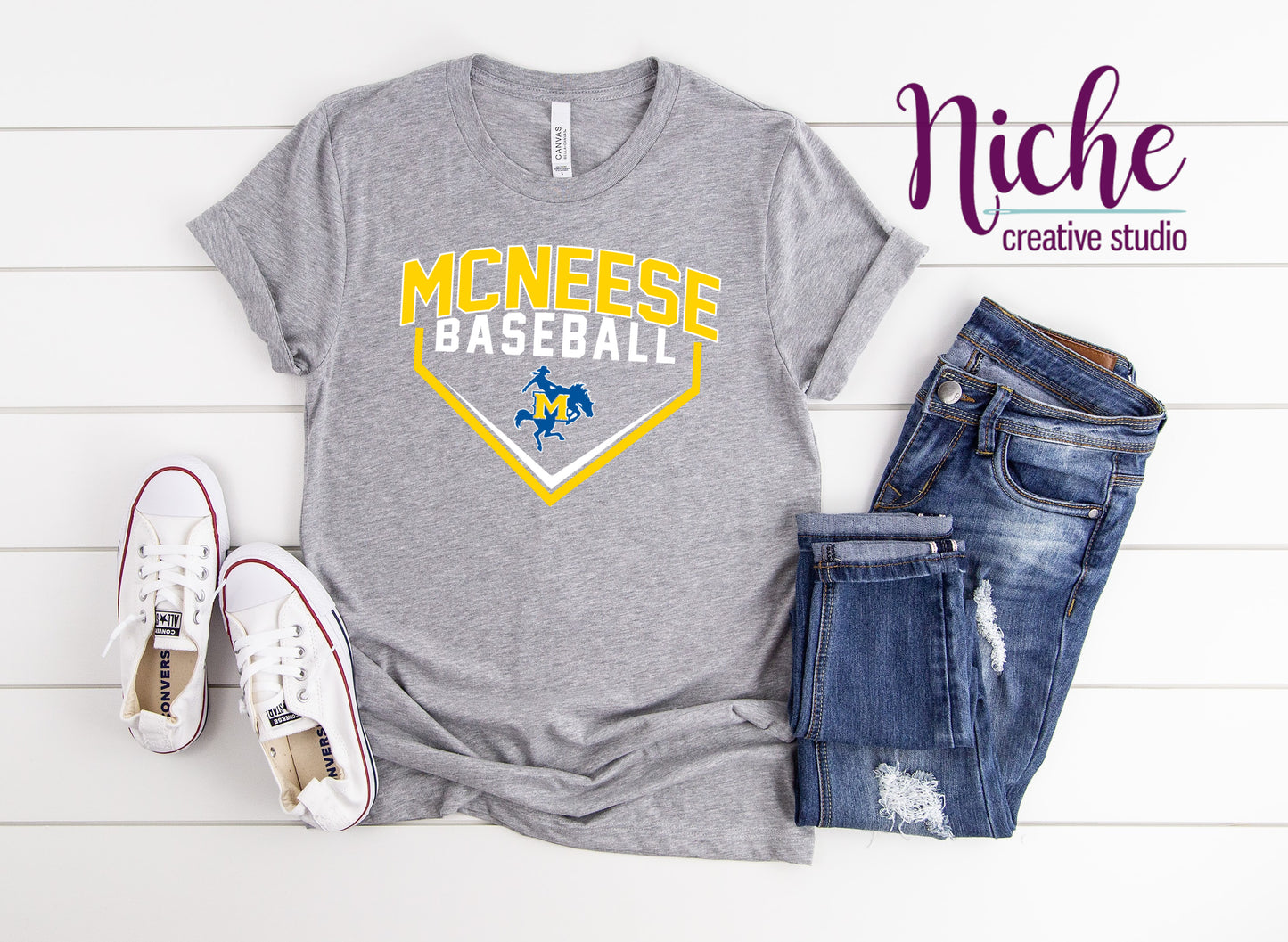 -MCN1504 McNeese Baseball Diamond Decal