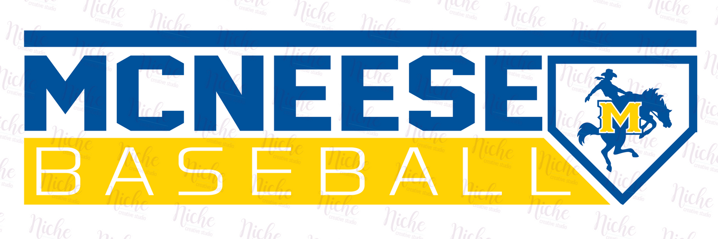 -MCN1510 McNeese Baseball Decal