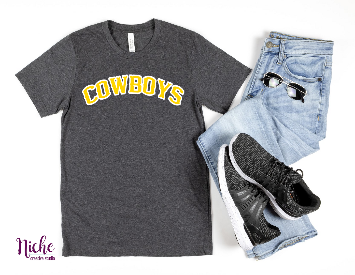 -MCN1511 Cowboys Curved Decal