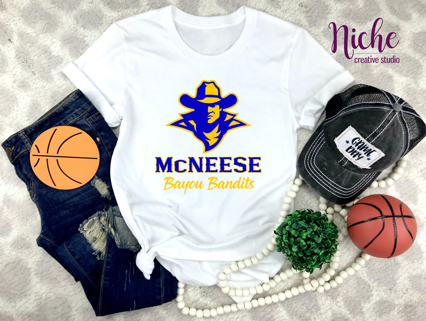 -MCN1650 McNeese Bayou Bandits Decal