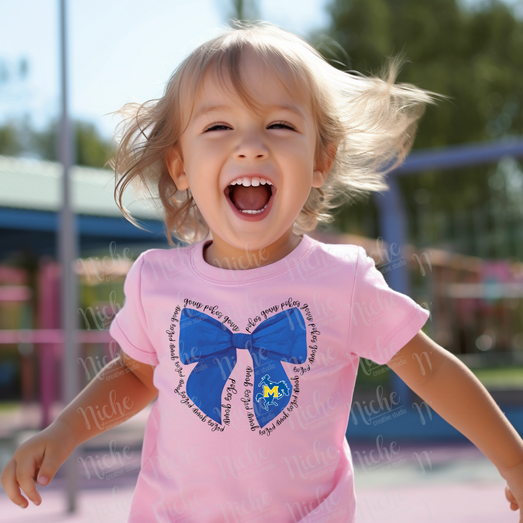 -MCN1914 Geaux Pokes McNeese Bow Decal