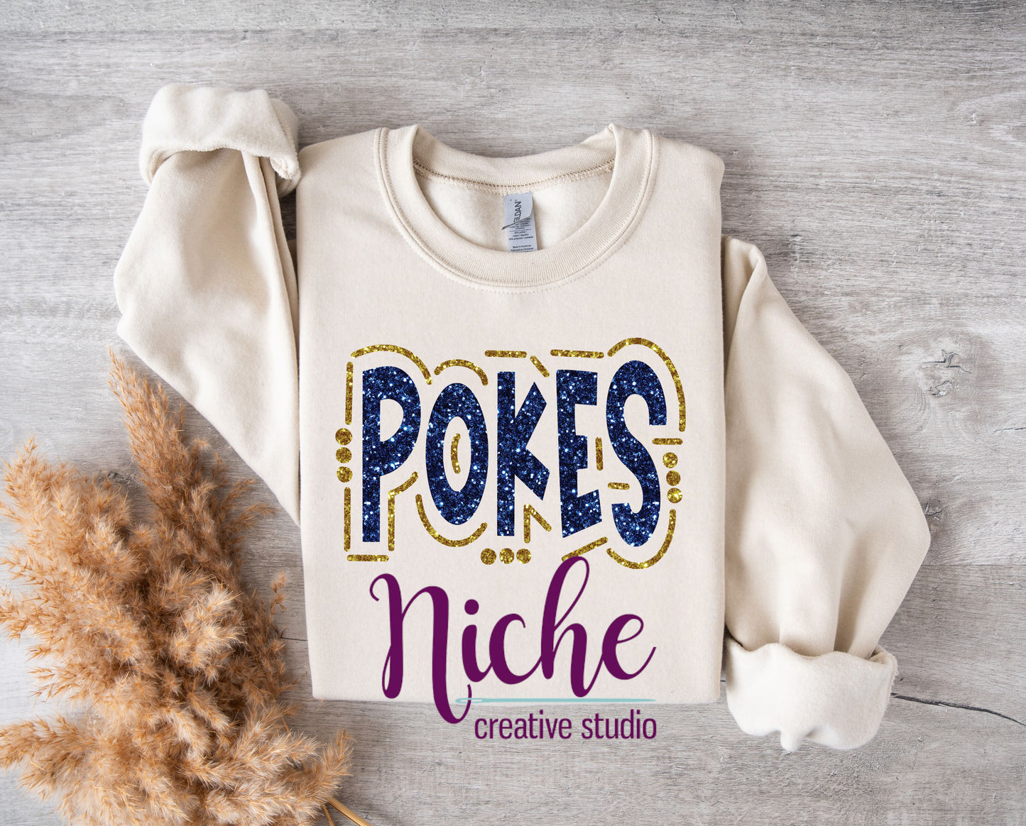 -MCN2060 Pokes Glitter Decal