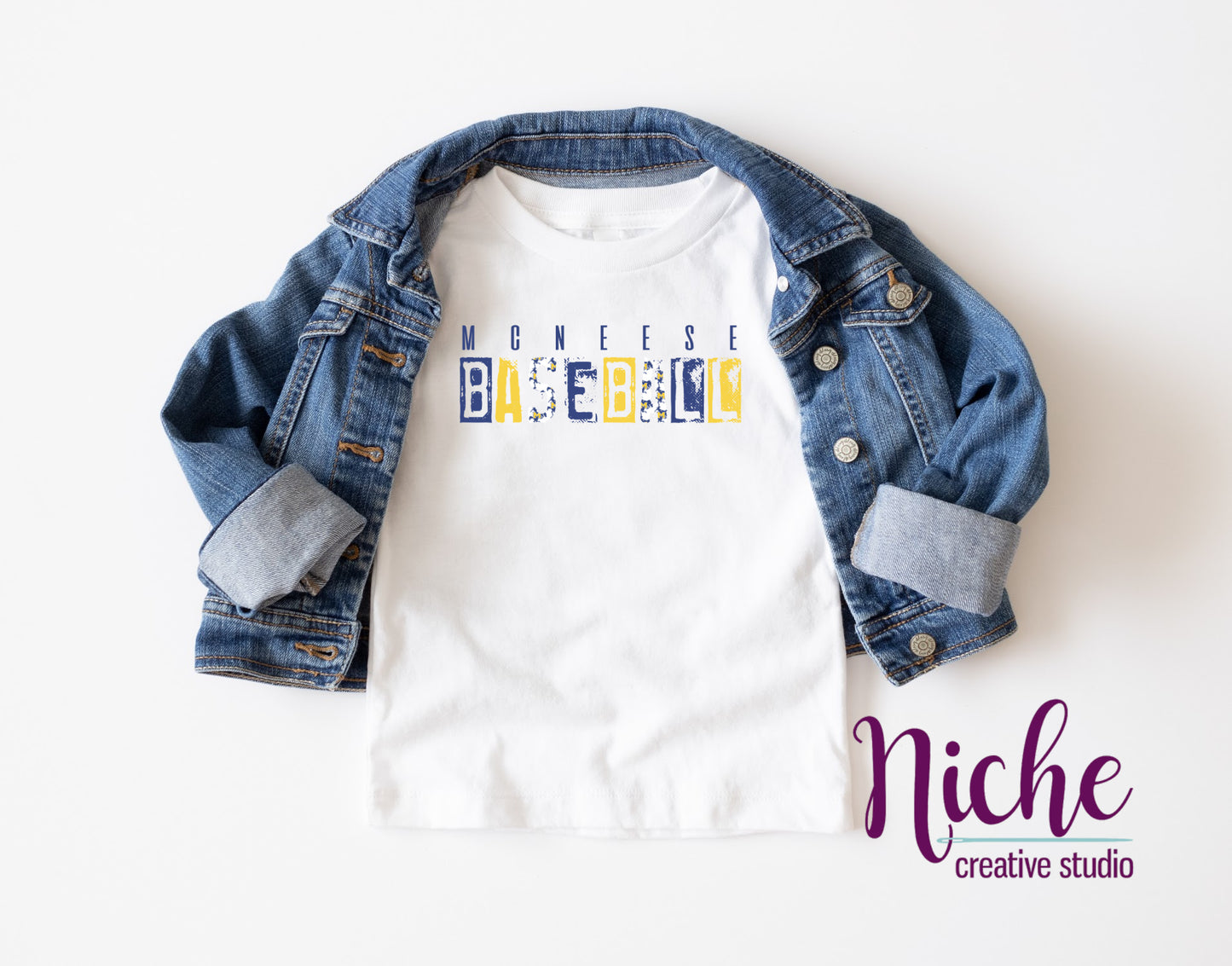 -MCN435 McNeese Baseball Burnout Decal