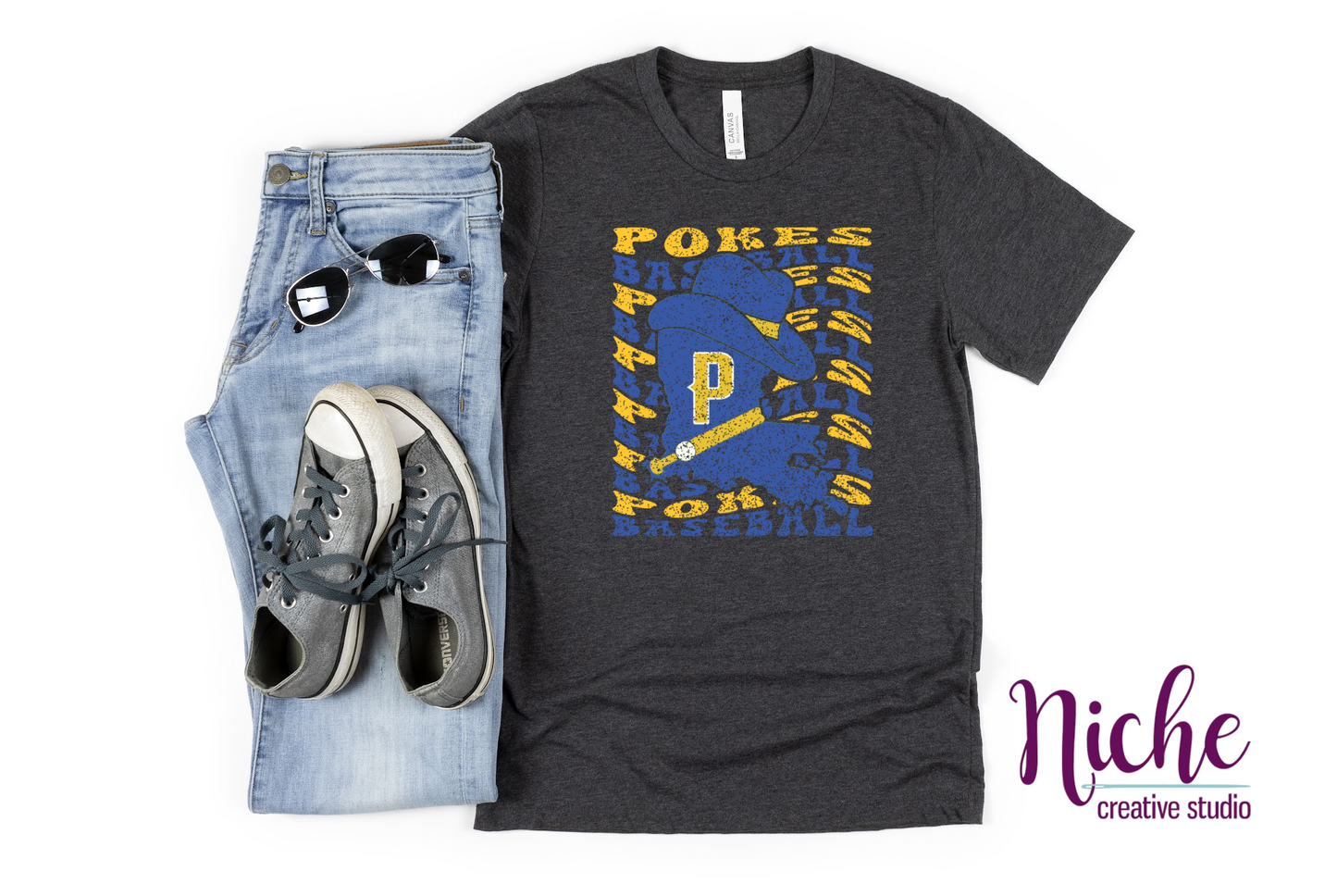 -BAS662 Pokes Baseball Decal