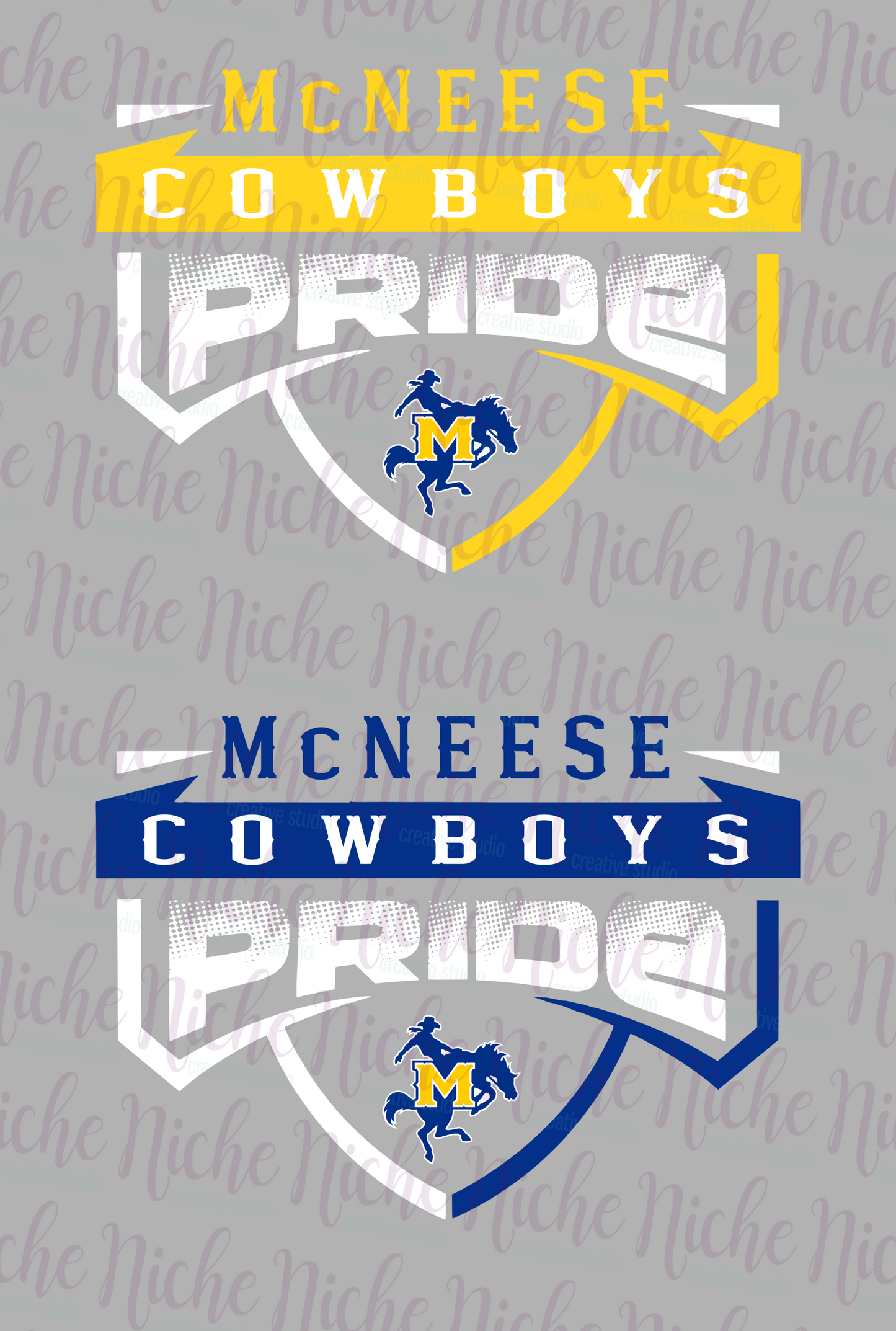 -MCN8266 Football Pride McNeese Decal